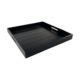 Houten dienblad XL zwart 56x56 cm